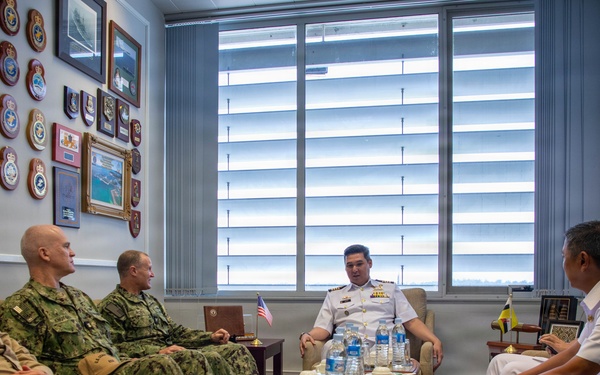 U.S. Navy, Coast Guard Conduct Office Calls with Royal Brunei Armed Forces