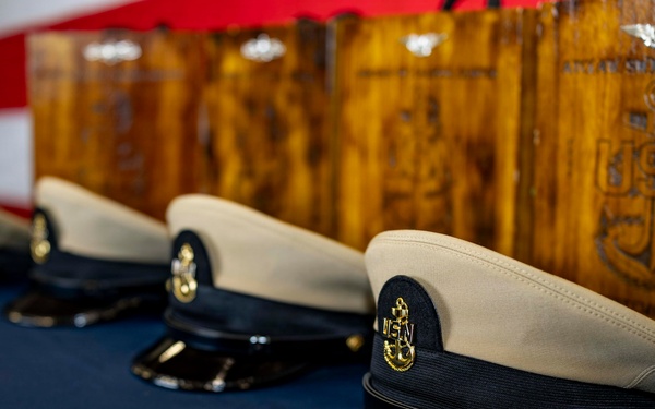 USS Tripoli Chief Pinning