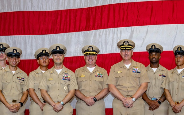 USS Tripoli Chief Pinning