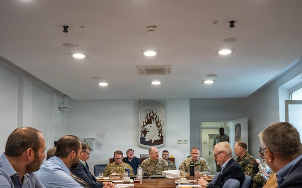 U.S. Army, Bundeswehr, and Local Mayors Align for Noise Abatement Meeting and Chinook Helicopter Flight