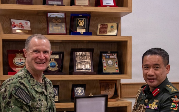 U.S. Navy, Coast Guard conduct office call with Royal Brunei Armed Forces