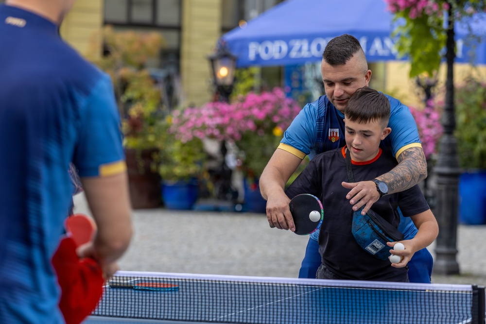 1ID Band Energizes Bolesławiec