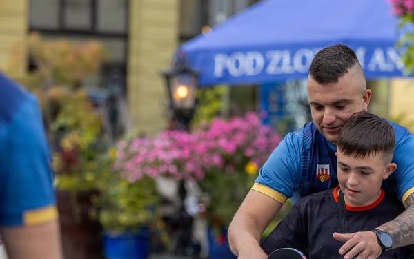 1ID Band Energizes Bolesławiec