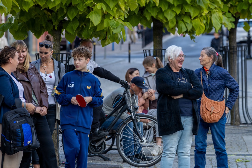 1ID Band Energizes Bolesławiec