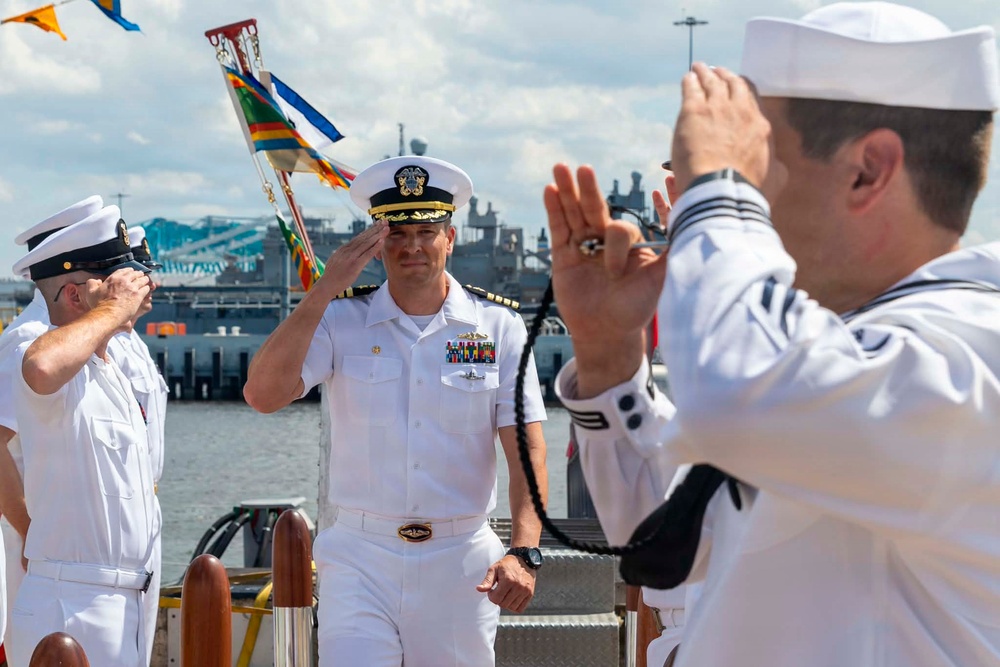 CSS-6 Holds Change of Command Ceremony