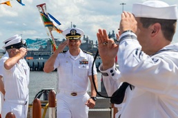 CSS-6 Holds Change of Command Ceremony