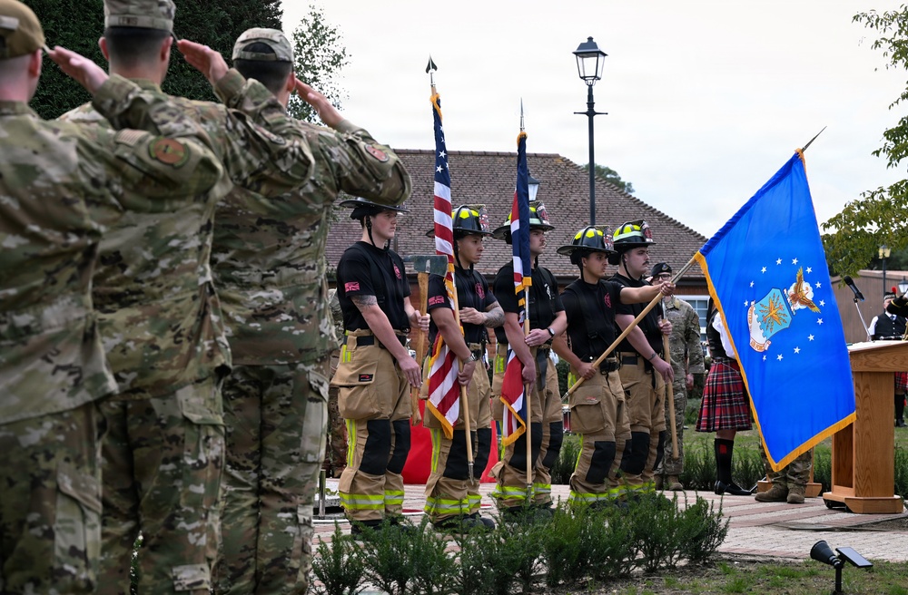 United in Remembrance: RAF Mildenhall 9/11 Memorial Ceremony