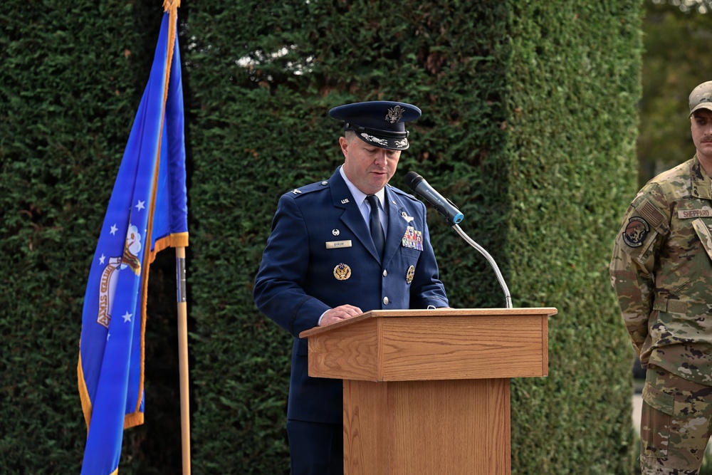 United in Remembrance: RAF Mildenhall 9/11 Memorial Ceremony
