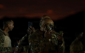 Chilean soldier prepares for the jungle during SV26
