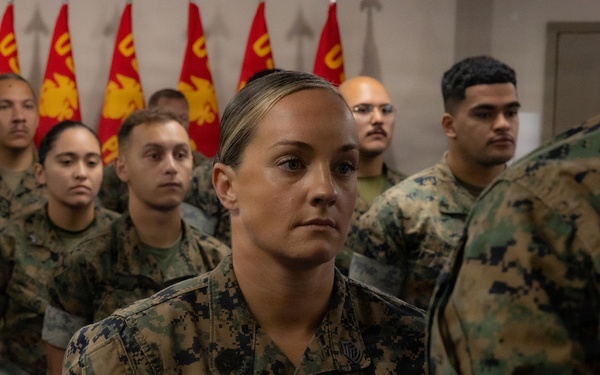 8th Marine Corps District Patricia Ramirez and Gunnery Sgt. Brooke Walshak Award Ceremony