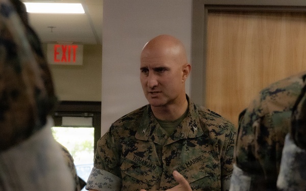 8th Marine Corps District Patricia Ramirez and Gunnery Sgt. Brooke Walshak Award Ceremony