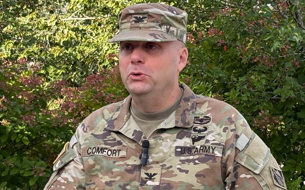 Col. Comfort gives 9/11 speech for the 25th anniversary