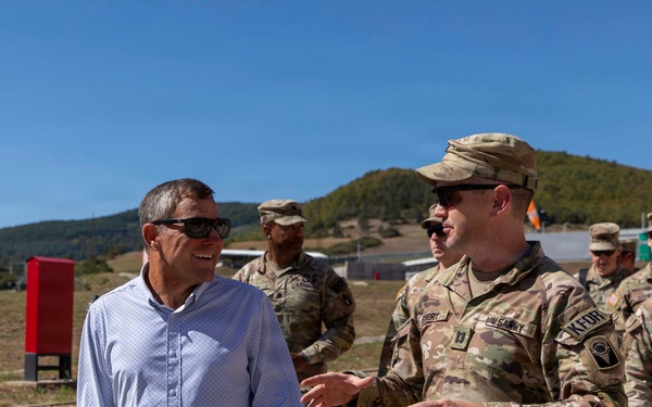 Florida Adjutant General visits Soldiers in Kosovo