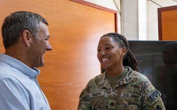 Florida Adjutant General visits Soldiers in Kosovo