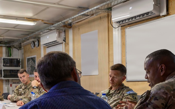 Florida Adjutant General visits Soldiers in Kosovo