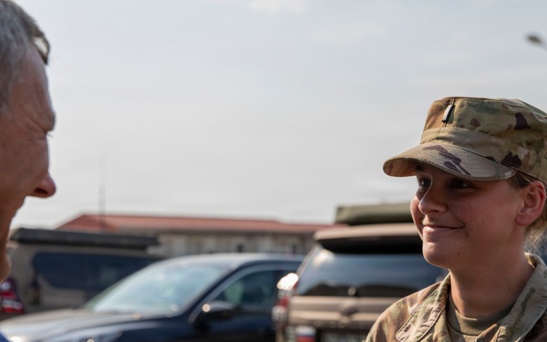 Florida Adjutant General visits Soldiers in Kosovo