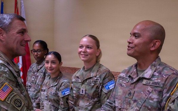 Florida Adjutant General visits Soldiers in Kosovo