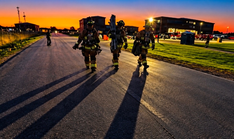 Fort McCoy firefighters honor those lost on 9/11