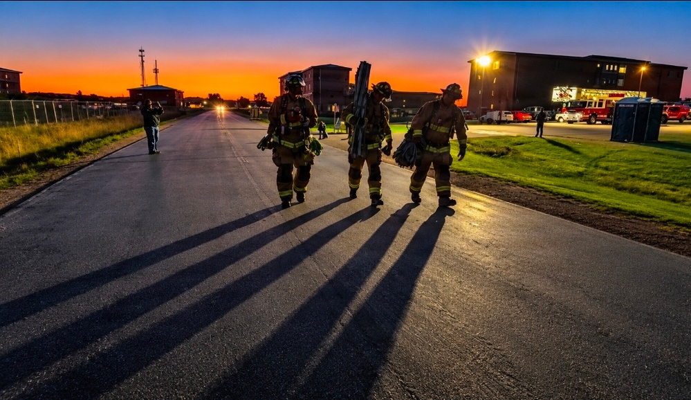 Fort McCoy firefighters honor those lost on 9/11