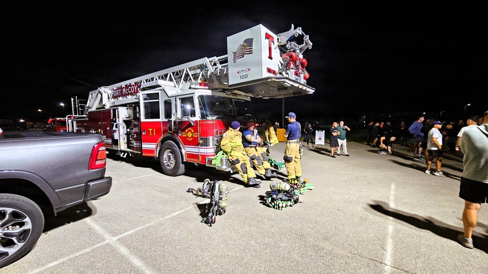 Fort McCoy firefighters honor those lost on 9/11