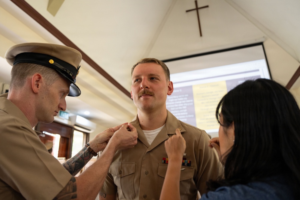 U.S. Navy Singapore Region Holds Chief Pinning Ceremony, Sep. 16, 2026