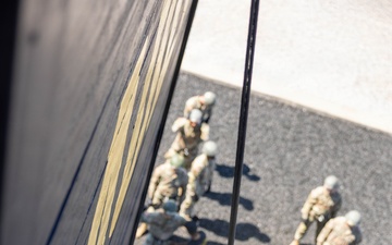 Rappelling at Air Assault School