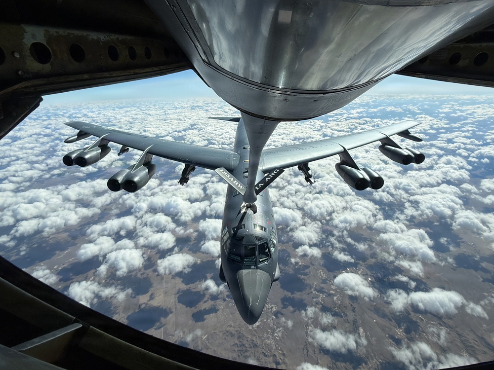 Right Place, Right Time: 185th ARW Trains with Minot B-52