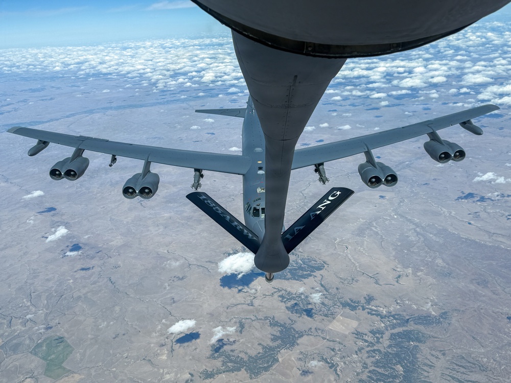 Right Place, Right Time: 185th ARW Trains with Minot B-52