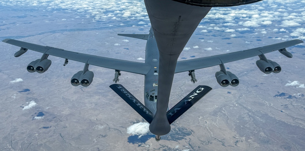 Right Place, Right Time: 185th ARW Trains with Minot B-52