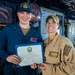 USS Benfold Holds an All Hands Call