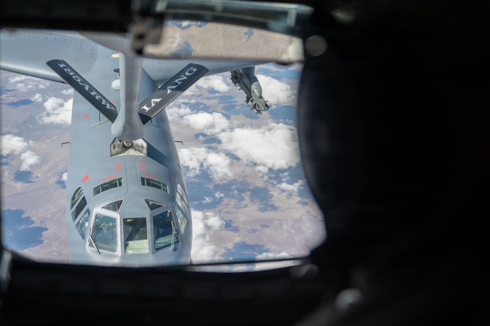 Right Place, Right Time: 185th ARW Trains with Minot B-52