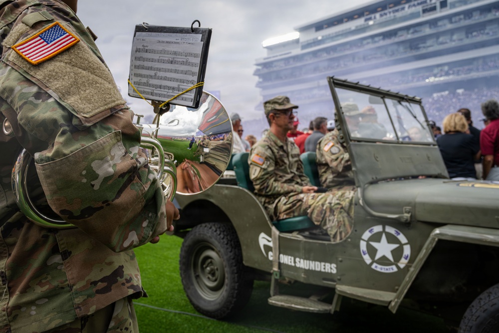 K-State and 1ID Join Forces for Annual Fort Riley Day Football Game