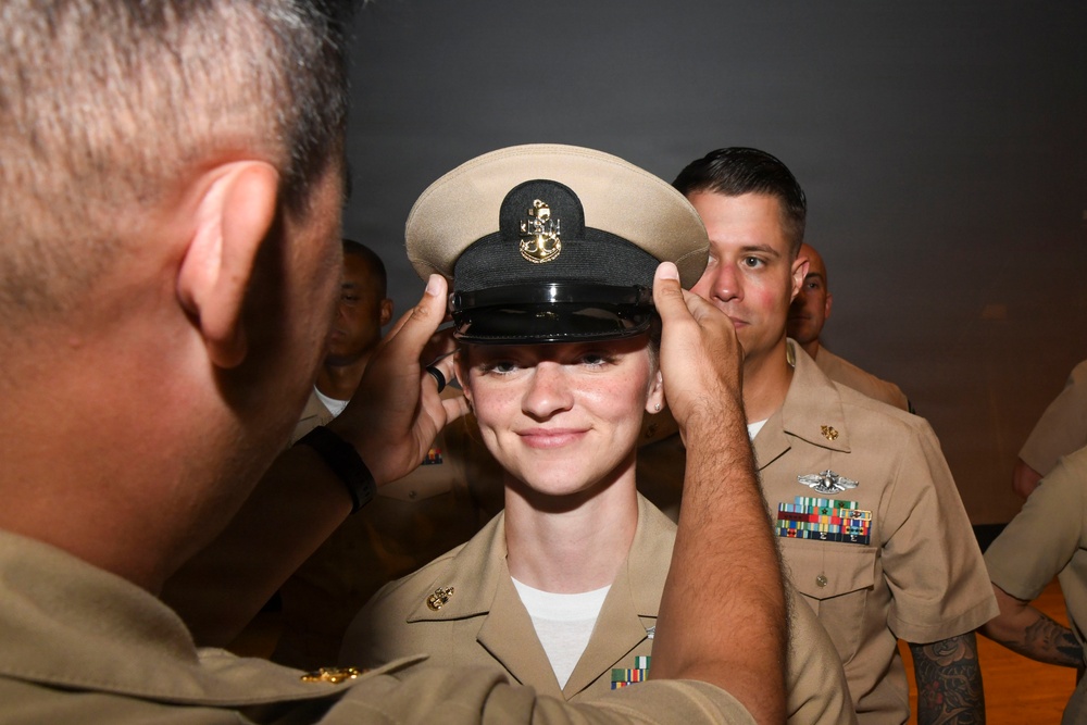 Chief's pinning ceremony is held at Camp Lejeune