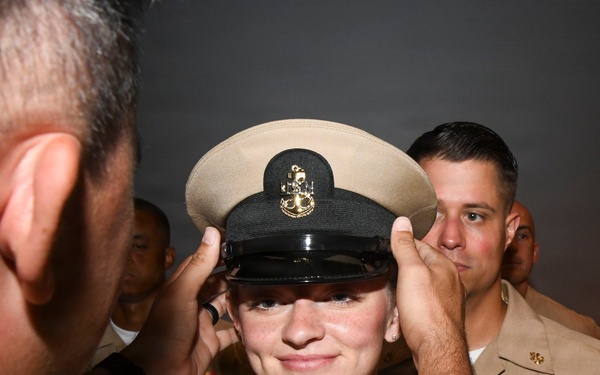 Chief's pinning ceremony is held at Camp Lejeune