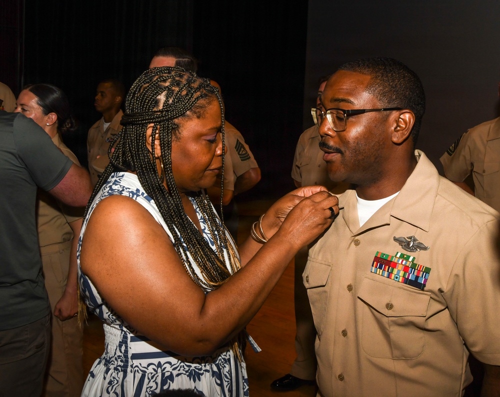Chief's pinning ceremony is held at Camp Lejeune