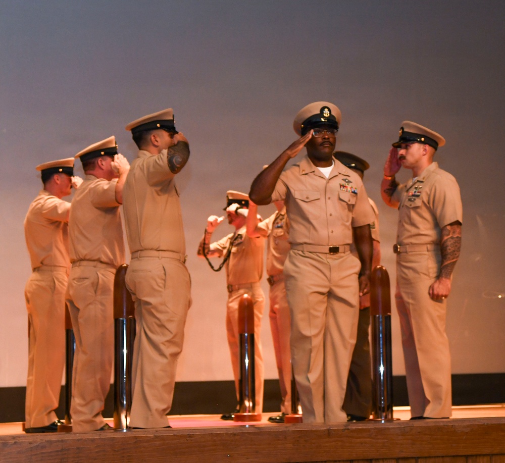 Chief's pinning ceremony is held at Camp Lejeune