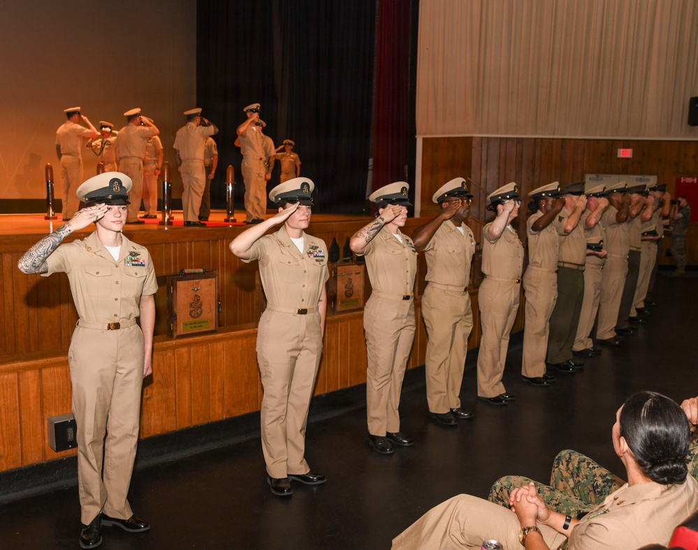 Chief's pinning ceremony is held at Camp Lejeune