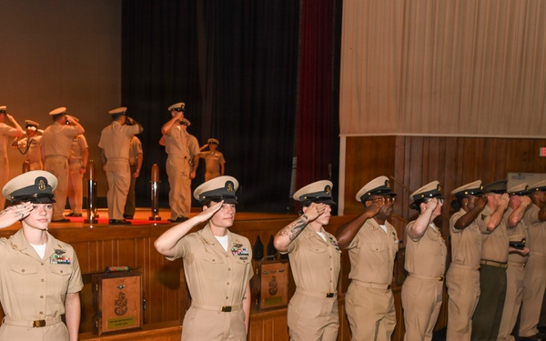 Chief's pinning ceremony is held at Camp Lejeune