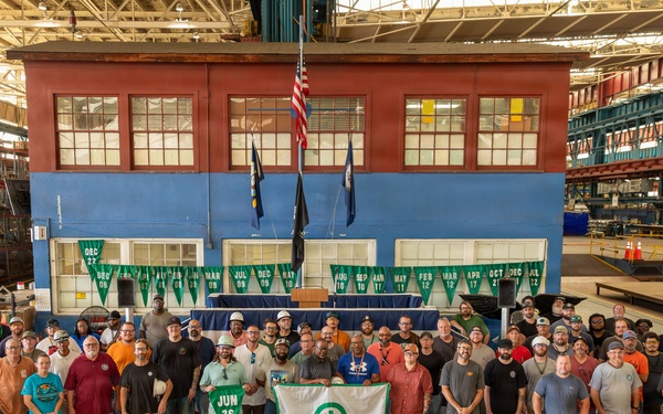 Norfolk Naval Shipyard's Shop 17 Wins June 2026 Safety Flag