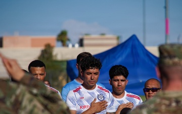 Bases unite through soccer to honor fallen, remember 9/11