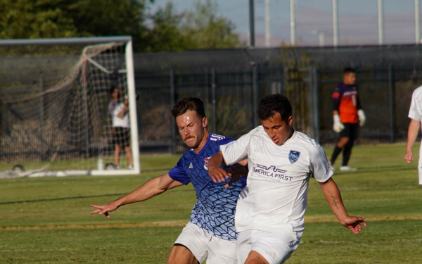 Bases unite through soccer to honor fallen