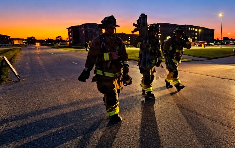 Fort McCoy firefighters honor those lost on 9/11