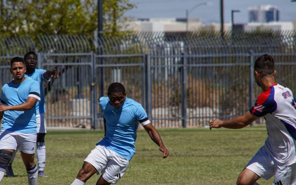 Bases unite through soccer to honor fallen