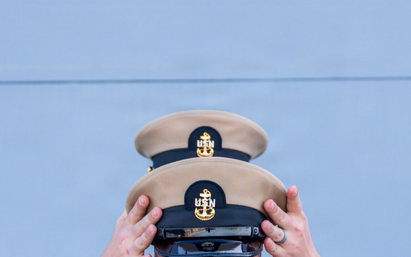 Chief Pinning Ceremony aboard USS Arlington (LPD 24)
