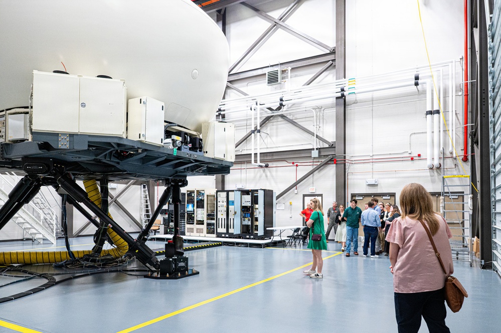 Missouri Rep. Sam Graves staff delegates tour the 139th Airlift Wing