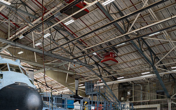 Missouri Rep. Sam Graves staff delegates tour the 139th Airlift Wing