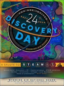 Wyoming Air National Guard to host Discovery Day 2026: A Salute to STEAM