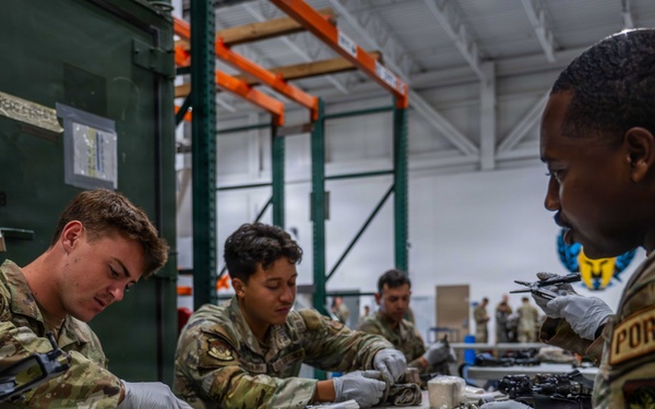 821 CRG increases readiness through armory accountability and cleaning