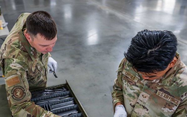 821 CRG increases readiness through armory accountability and cleaning