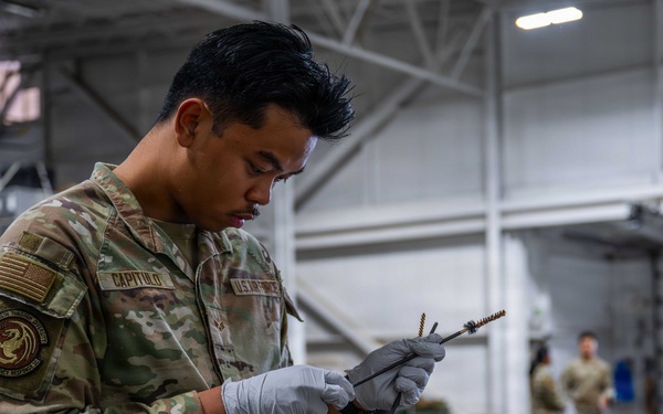 821 CRG increases readiness through armory accountability and cleaning